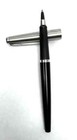 Parker 15 Rollerball Pen Black    Stainless Steel  New  Made In Uk