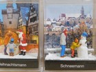 Preiser Ho 1 87 99600 Santa Claus And 99603 Snowman  Nib