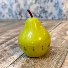 Pear Shaped Kitchen Timer Mechanical Cooking Egg Timer Fruit Vintage Retro Style