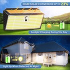 8pack 418 Led Solar Wall Lights Outdoor Garden Motion Sensor Security Flood Lamp