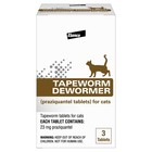  4 Pack  Elanco Tapeworm Removal Dewormer For Cats  3 Tablets Praziquantel