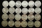 Full Set Latvia 1 Lat Special Design 24 Coins 1992-2013 Xf-unc