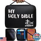 Zivosely My Holy Bible Case  Black Bible Cover Case For Women Men Girls Boys 