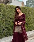Indian Pakistani Bollywood Suit Kameez Anarkali Salwar Party Ethnic Plazzo Suit