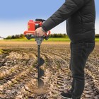 2 3hp  hole Digging Machine Post Hole Digger Gasoline Garden Auger Dig Machine