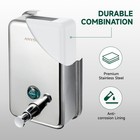 Anydry Commercial Soap Dispenser Wall Mounted 37oz Polished Stainless Steel     