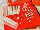 Huge Misc Lot Of Vintage Office   Lab Dental Tools  Supplies  Samples- Euc  