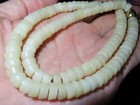 Nepal Tibet Buddhist 108 Round Shaped Milky Yak Bone Mala Prayer Beads  g14 