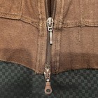 Kavio  Women s Brown Full Zip Activewear Jacket Large 100  Combed Cotton