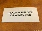 1966 Penn State Football Ticket Press Parking Pass 