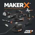 Wx746l 9 Worx 20v Makerx Hot Glue Gun - Tool Only-ob