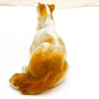 Vtg Unmarked Russian Wolfhound Porcelain Reclining Figurine 5 3 4             Pl