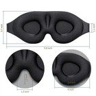 2x 3d Soft Padded Travel Sleep Eye Mask  Shade Cover Rest Relax Blindfold