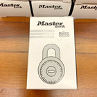 Lot Of 10 Master Lock Block Guard Combination Locks 1500 Padlocks Security Black