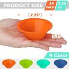 24 Pcs Silicone Puto Molder Filipino Medium-size 2 75 Reusable Puto Baking C