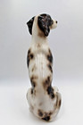 18   Dog Statue Dalmatian Large Glazed Ceramic Sculpture Made In Italy On Bttm