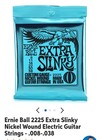 3pk Ernieball  2225 Extra Slinky Nickel Wound Electric Guitar Strings -  008- 038