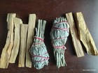6 Palo Santo Wood   2 White Sage Smudge Sticks Cleansing Negativity Removal