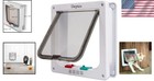 Elegant Medium Cat Flap Door With 4-way Lock     Weather-resistant Design