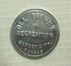 Two  2   Garden City Kansas Ks   Oll Brown s Recreation   Gf 10 Trade Token