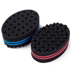 4 Pcs Small Holes Hair Twist Sponge  Barber Curl Sponge Brushes For Dreads Locki