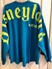 Disneyland Resort Spirit Jersey Adult Size Xl Extra Large Blue Neon Green