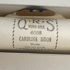 Qrs Player Piano Roll Word Roll 4668 Carolina Moon Waltz Harold Wansborough