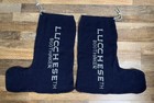 Lucchese Bootmaker Boot Covers Socks Knit  Storage Travel Bags Dark Navy   Gray