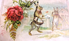 Vintage 1890 s Battle Ship Coffees Canby  Ach   Canby s 2 Rabbits Trade Card  4 