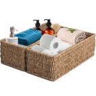 Hand-woven Storage Baskets  Decorative Seagrass Baskets For Paper Towel Organ   