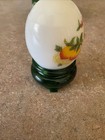 Avon Oriental Egg Peach Orchard Perfume Bottle Vintage 1974 W  Original Box Full