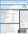 2 Lbs Organic Pea Protein Isolate  Non-gmo  Vegan  Free Shipping 
