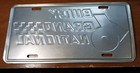 Vintage Buick Grand National License Plate Metal Embossed Car Sign