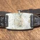 Borm Mfg Co  Golfers Pal Vintage Golf Stroke Counter Black Silver Leather