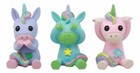 Whimsical See Hear Speak No Evil Rainbow Unicorn Figurine Set Of Three 2 75 tall