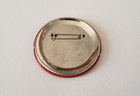 Rare 1980s Ny Air Apple Logo Badge Defunct New York Airline Pinback Button Pin