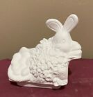 Clay Magic Easter Bunny   Eggs Insert lid   Truck Ceramic Bisque Ready To Paint