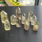 2 2lb Natural Smokey Citrine Quartz Obelisk Crystal Wand Point Healing 24-28pcs