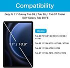  2 Pack  Tempered Glass Screen Protector For Samsung Galaxy Tab S9 Fe s9 s8 s7