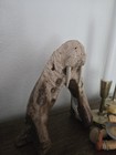 Walrus Figurine Sculpture cribbage Board W tusks  Maker Marked  Made In Alaska