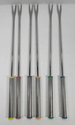6 Saladmaster Fondue Forks Stainless Steel 2 Pronged