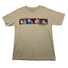 Clay Aiken Concert Tour 2004 S s Graphic T-shirt Brown tan     Medium