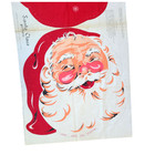 Rare Vintage 1950s-60s Santa Claus Cut And Sew Pillow Fabric Large 16  Pillow