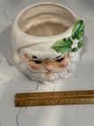 Vintage Relpo Santa Claus Head Vase Christmas Planter Ceramic Figurine Rare