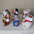 1998 Coca-cola Plush Advertising Bean Bag Stuffed Animals Lot Of 6 W  Tags