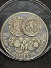 1985 Mexico 450th Aniversary Casa De Moneda Mexico 2 Oz    Free Usa Shipping