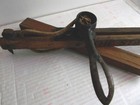 Vintage  the Star  Wood And Cast Iron Carpet Stretcher Tool