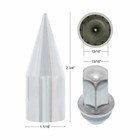 24-lug Nut Covers Spike 13 16 21mm For Ford F Series 2004-14 Steel Wheel Up10352