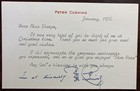 Peter Cushing-typed Letter Signed W  Env -1978-  star Wars  -vintage-unique