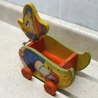 Vintage Fisher Price Wooden Pull Toy  Duck No  540